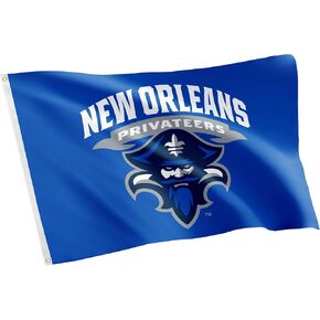 Desert Cactus University of New Orleans Flag UNO Privateers Banners 100% Polyester Indoor Outdoor 3x5 feet Flags (Style 1)