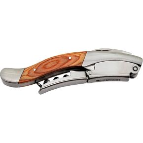 Legnoart Amarone Stainless Steel Sommelier Corkscrew with Light Pakkawood Handle in Saudi Arabia