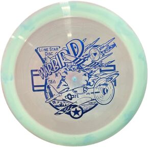 Lone Star Disc Alpha Warbird | Overstable Disc Golf Distance Driver | Durable & Smooth Premium Plastic | Long Distance Bomber with Good Glide | Colors May Vary