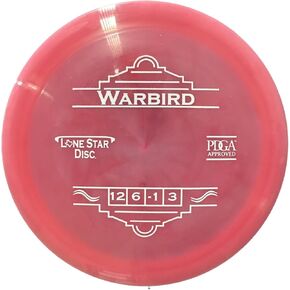 Lone Star Disc Alpha Warbird | Overstable Disc Golf Distance Driver | Durable & Smooth Premium Plastic | Long Distance Bomber with Good Glide | Colors May Vary in Kuwait