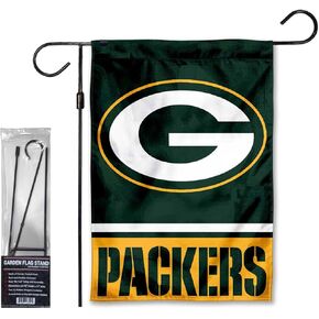 WinCraft Packers Garden Flag and Stand Pole Holder Mount
