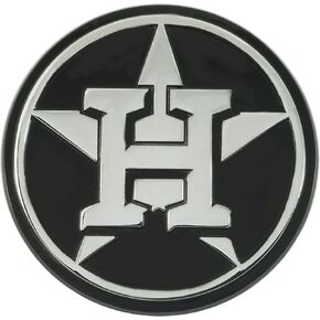 FANMATS 26596 Houston Astros 3D Chrome Metal Auto Emblem