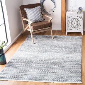 SAFAVIEH Sedona Collection Runner Rug - 2'4" x 13', Dark Grey & Ivory, Moroccan Boho Tribal Design, Non-Shedding & Easy Care, Ideal for High Traffic Areas in Living Room, Bedroom (SED819F)