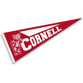 College Flags & Banners Co. Cornell Big Red Pennant 12 in X 30 in Banner