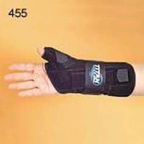 455-LT Orthosis Thumb Titan Felt Left Black Part# 455-LT by Hely & Weber Qty of 1 Unit
