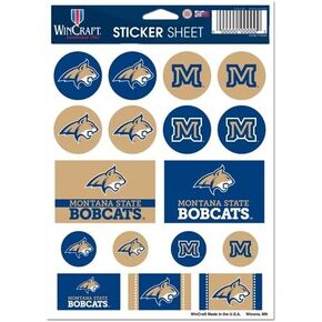 Montana State Bobcats Official NCAA 5"x7" Sticker Sheet by Wincraft