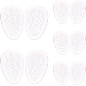 Shoes Inserts for Heels - Transparent Massage Gel Cushion Pad - Relief from Foot Pain