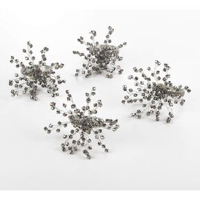 Beaded Napkin Rings (Set of 4)