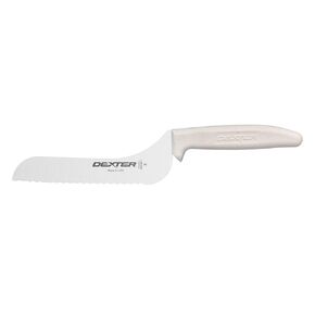 Dexter-Russell 5" Scalloped Offset Slicer, S163-5SC-PCP, SANI-SAFE series
