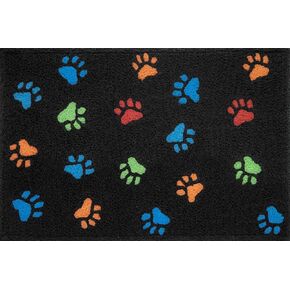 Jellybean Puppy Love Paw Prints Family Pet Dog Accent Washable Rug 20 inches by 30 inches