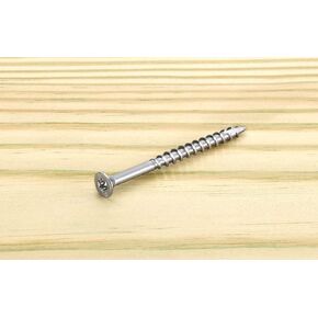 Starborn Deckfast No. 10 x 2-1/2 in. L Star Flat Head Stainless Steel Deck Screws 75 pk
