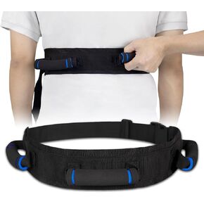 Gait Belts Transfer Belts for Seniors, Gate Belt for Elderly with 7 Handles, Walking Belt for Elderly Physical Therapy with Quick Release Buckle, Standing Aids & Supports