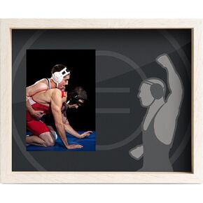 ChalkTalkSPORTS Premier Wrestling Photo Frame | Wrestling Pattern