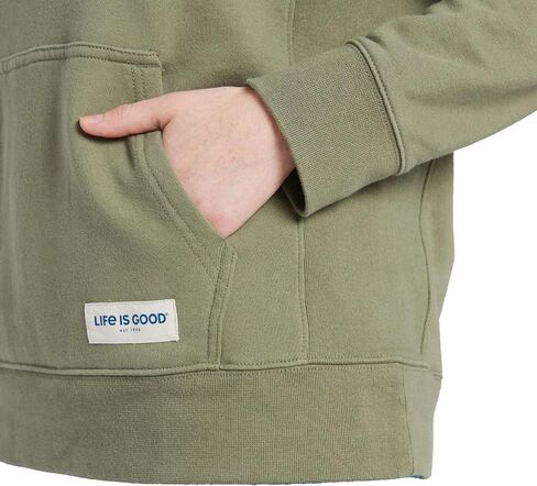 Life is Good - Womens Mushroom Retro Scene Simply True Hoodie in Kuwait