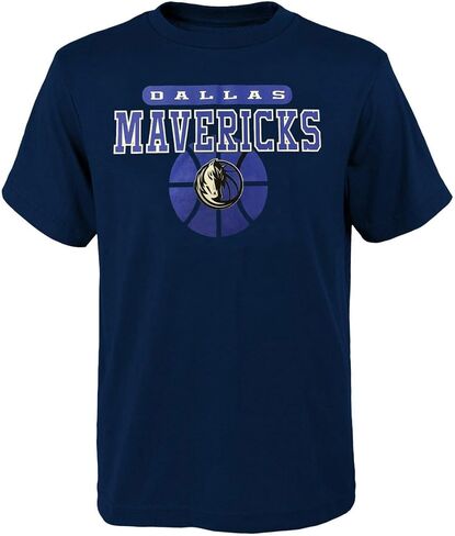 Outerstuff Dallas Mavericks Youth Boys Size Basketball Team Logo T-Shirt in Saudi Arabia