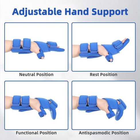 TYYIHUA Resting Hand Splint, Stroke Hand Therapy Equipment, Hand Brace with Finger Support for Stroke Recovery Patients, Carpal Tunnel Syndrome, Arthritis, Tendinitis, Metacarpal Breaks in Saudi Arabia