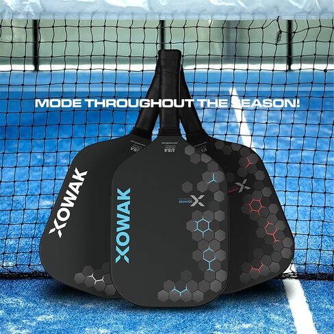 Signature 16mm Pickleball Paddle | T700SC Carbon Fiber Paddle for Max Power & Precision Spin with Comfy Anti-Slip Grip | Pickleball Racket for Advance & Intermediate Players in Saudi Arabia