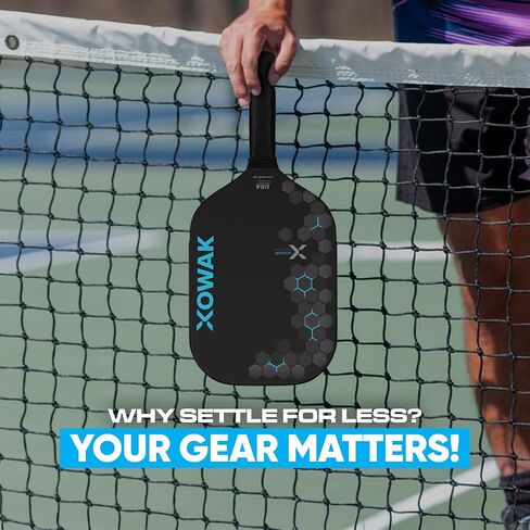 Signature 16mm Pickleball Paddle | T700SC Carbon Fiber Paddle for Max Power & Precision Spin with Comfy Anti-Slip Grip | Pickleball Racket for Advance & Intermediate Players in Saudi Arabia