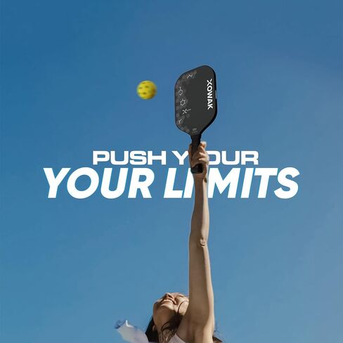 Signature 16mm Pickleball Paddle | T700SC Carbon Fiber Paddle for Max Power & Precision Spin with Comfy Anti-Slip Grip | Pickleball Racket for Advance & Intermediate Players in Saudi Arabia