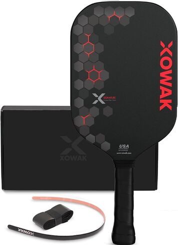 Signature 16mm Pickleball Paddle | T700SC Carbon Fiber Paddle for Max Power & Precision Spin with Comfy Anti-Slip Grip | Pickleball Racket for Advance & Intermediate Players in Saudi Arabia