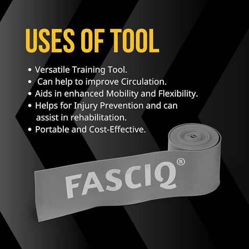 FASCIQ® Floss Bands 2" Normal Compression | Compression Sports Bands for Improved Mobility & Strenghtening | Muscle Recovery | for Exercise & Work Out | Muscle Soreness Recovery | Perform Better in Saudi Arabia