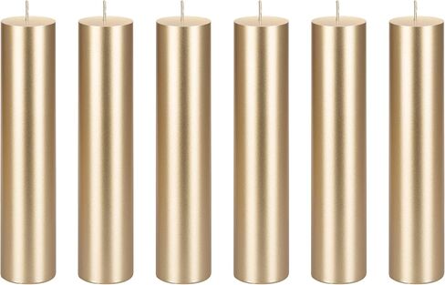 Mega Candles 1 pc Unscented White Round Pillar Candle, Hand Poured Premium Wax Candles 2 Inch x 9 Inch, Home Décor, Wedding Receptions, Baby Showers, Birthdays, Celebrations, Party Favors & More in Saudi Arabia