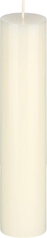 Mega Candles 1 pc Unscented White Round Pillar Candle, Hand Poured Premium Wax Candles 2 Inch x 9 Inch, Home Décor, Wedding Receptions, Baby Showers, Birthdays, Celebrations, Party Favors & More in Saudi Arabia