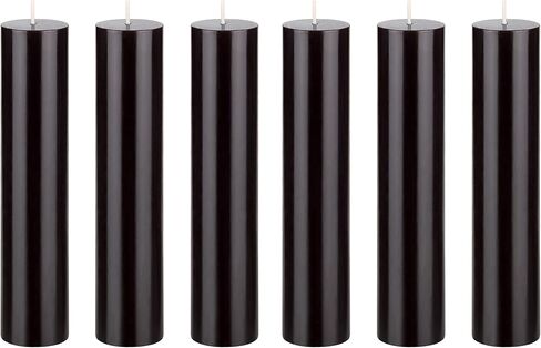 Mega Candles 1 pc Unscented White Round Pillar Candle, Hand Poured Premium Wax Candles 2 Inch x 9 Inch, Home Décor, Wedding Receptions, Baby Showers, Birthdays, Celebrations, Party Favors & More in Saudi Arabia