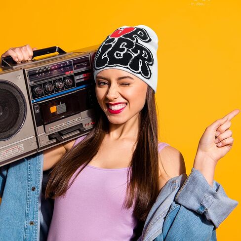 الرجال النساء Y2K بيني القوطية الجرافيك محبوك قبعة الشتاء الدافئة بيني عادية في الهواء الطلق قبعة الجمجمة in Kuwait