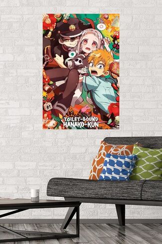 Trends International Toilet-Bound Hanako-Kun - Group Wall Poster, 22.37" x 34.00", Unframed Version in Saudi Arabia