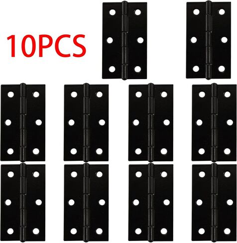 10 Pcs 2.5 Inch Gold Door Hinge Cabinet Hinge - Reliable Gold Ball Bearing Butt Hinges for Windows, Cabinets, and Outdoor Use - Includes Mounting Screws in Kuwait
