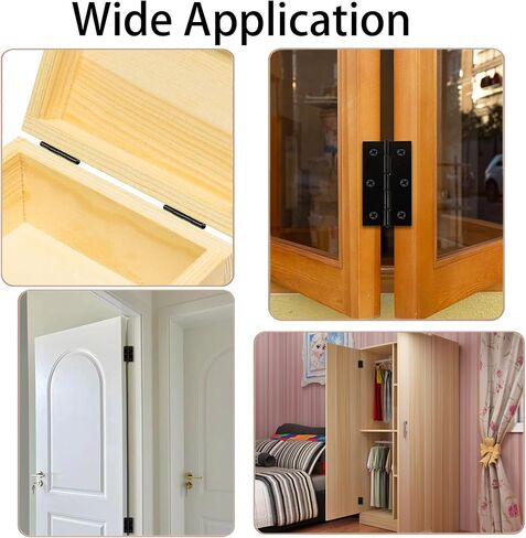 10 Pcs 2.5 Inch Gold Door Hinge Cabinet Hinge - Reliable Gold Ball Bearing Butt Hinges for Windows, Cabinets, and Outdoor Use - Includes Mounting Screws in Kuwait
