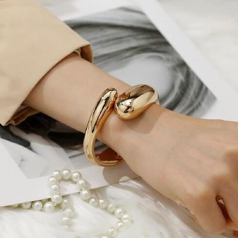 Long tiantian Gold Bracelets for Women Gold Cuff Bracelets for Women Chunky Bangle Bracelet Gold Jewelry for Women Pulseras para Mujer in Saudi Arabia