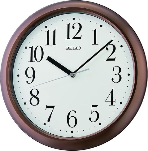 SEIKO Yori Wall Clock, Pearlized White in Kuwait