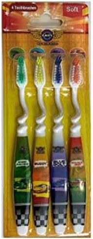 The Toon Studio Car 4-Count Kids Toothbrush, Soft in Saudi Arabia