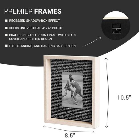 ChalkTalkSPORTS Premier Wrestling Photo Frame | Wrestling Pattern in Kuwait