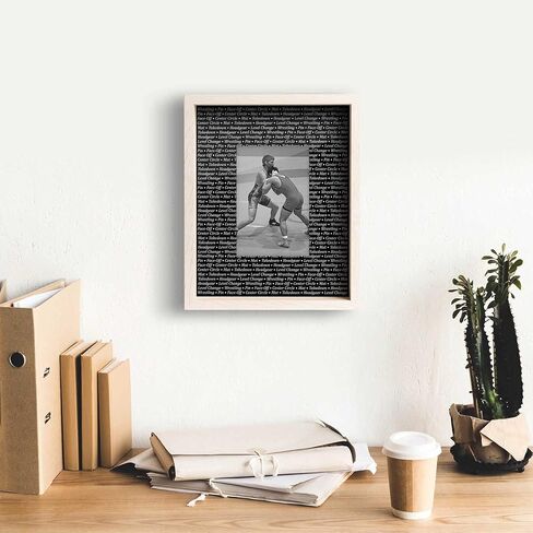 ChalkTalkSPORTS Premier Wrestling Photo Frame | Wrestling Pattern in Kuwait