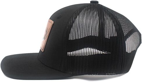 Antlers Leather Patch Hat Adjustable Baseball Caps Trucker Hats Unisex Hats for Women Men in Saudi Arabia