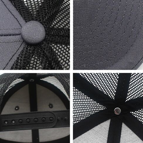 Antlers Leather Patch Hat Adjustable Baseball Caps Trucker Hats Unisex Hats for Women Men in Kuwait