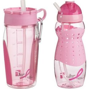 2 Piece Breast Cancer Hydration Mug Set