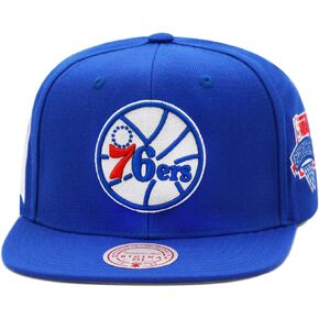 قبعة Mitchell & Ness Philadelphia 76ers NBA Iverson Draft Jersey Snapback Hat - ملكية