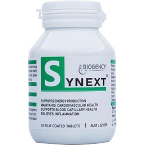 Synext NAD+ Supplement 30 Tabs Supports Energy Made in Australia