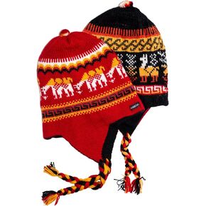 Gamboa Alpaca Beanie Hat Men Beanie Hat Woman Cap with Ear Flaps Winter Hats for Women and Men Wool Beanie