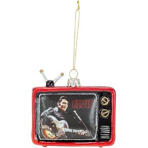 3.5-Inch Elvis Presley® Glass TV Ornament