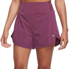 شورت نسائي من Dri-FIT للياقة البدنية بخصر عالٍ مقاس 3 بوصات وببطانة داخلية مقاس XXL