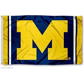 College Flags & Banners Co. Michigan Field Stripes Flag