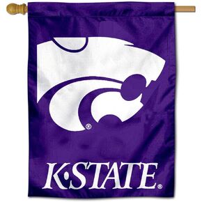 Kansas State Wildcats House Flag Banner
