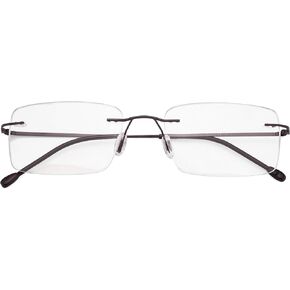 CessBlu Rimless Reading Glasses Lightweight Readers for Men