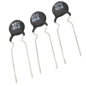 Heyiarbeit NTC Thermistor Resistors 5D-9 3A 5 Ohm Inrush Current Limiting Limiter Thermistor 20Pcs