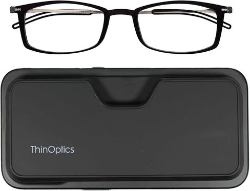 نظارات القراءة Always With You ThinOptics - قارئات رفيعة للغاية وخفيفة الوزن مع حافظة - متوافقة مع MagSafe in Saudi Arabia